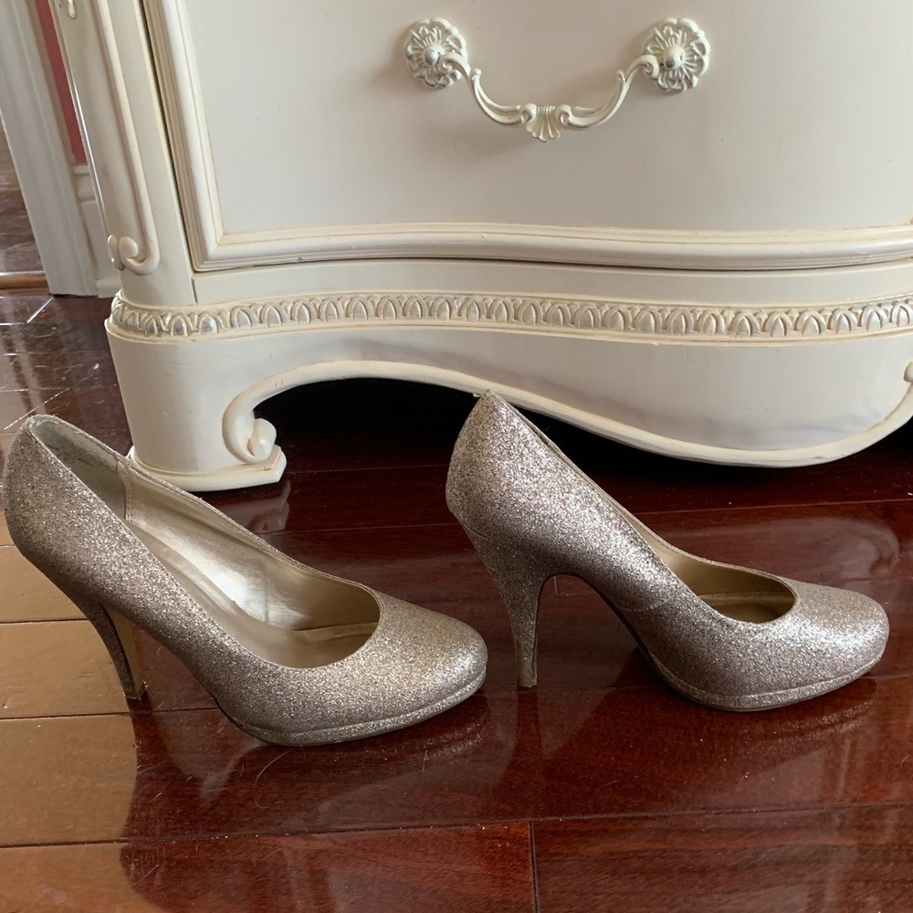 Call It Spring Closed Toed Sparkly Heels - image 3